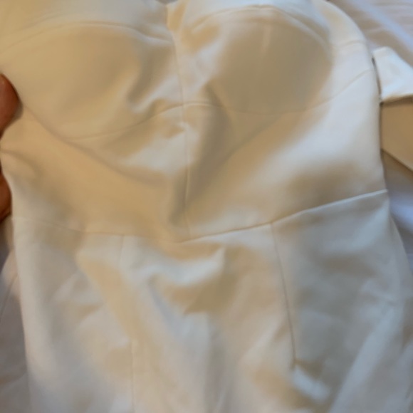 Cream one strap midi dress - Picture 6 of 6